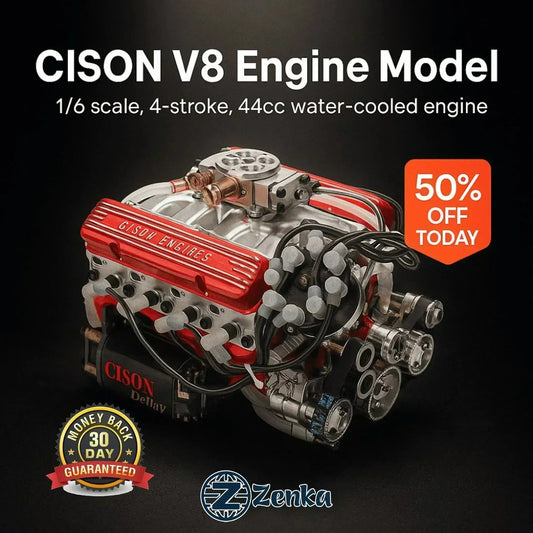 Gasoline OHV V8 Small-block Engine Model Kits